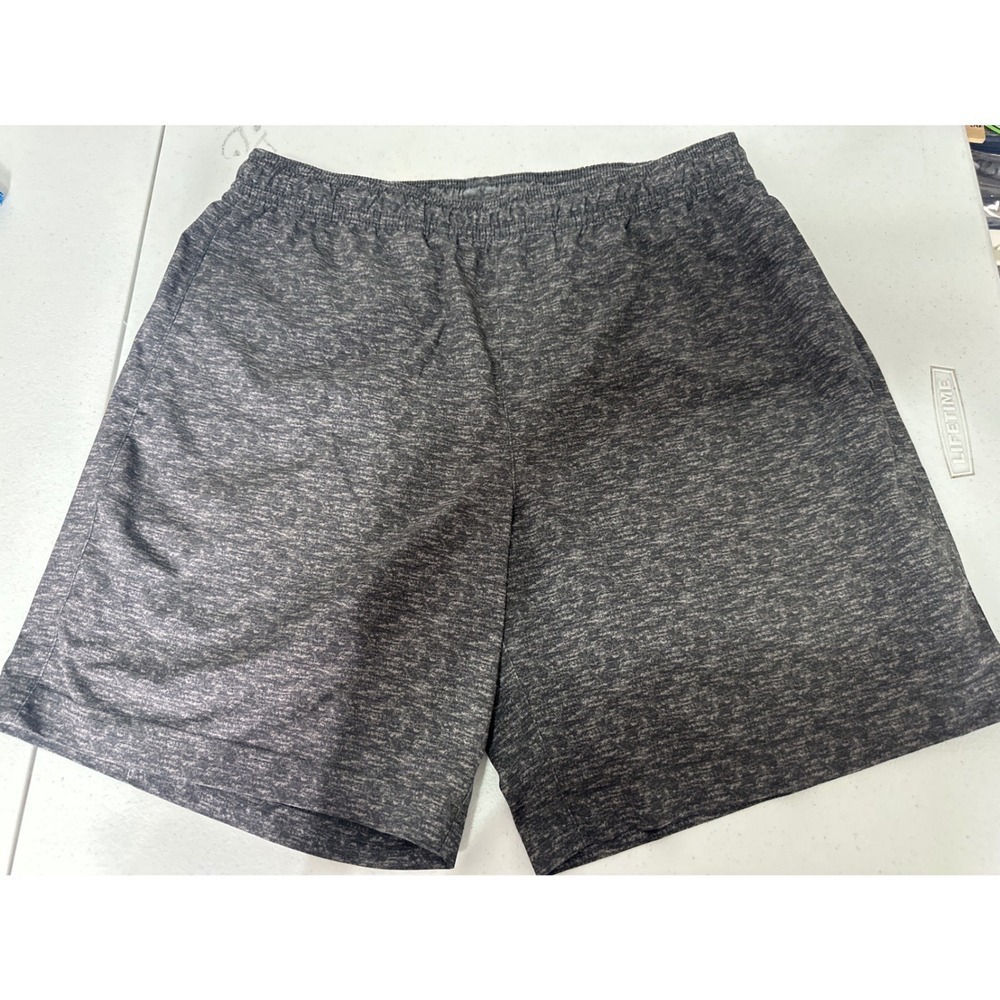 Chubbies Mens Ultimate Training Shorts Charcoal Gray Space Dye 7 Inseam Medium